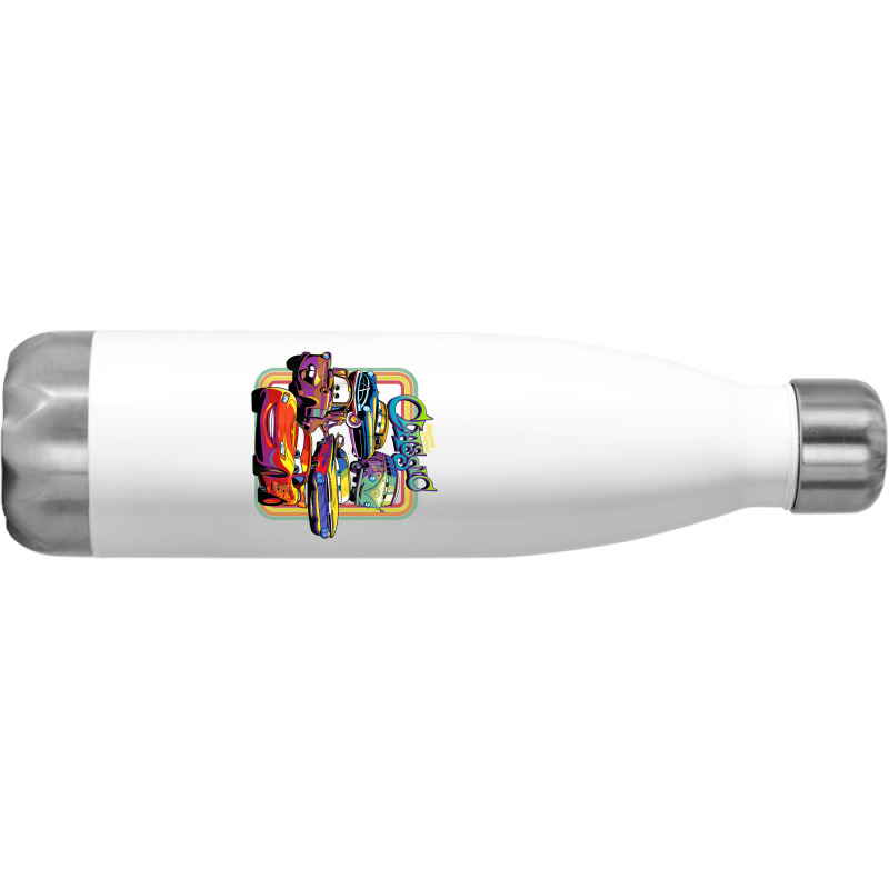 Custom Cars Radiator Springs Classic Stainless Steel Water Bottle By  Cm-arts - Artistshot