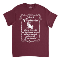 I Am A Capricorn Classic T-shirt | Artistshot