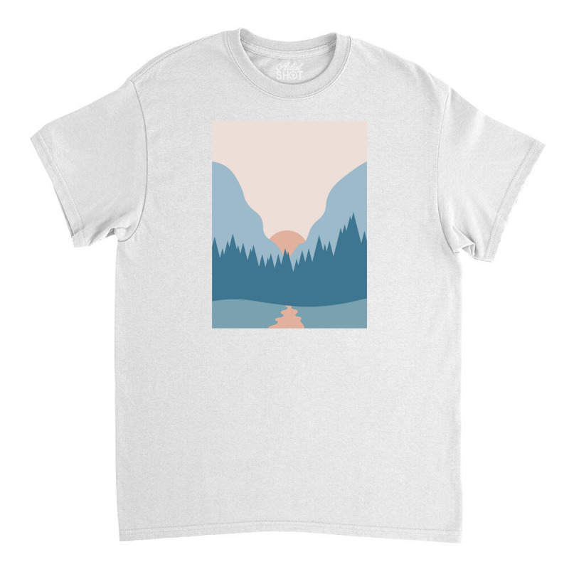 Blue Forest Classic T-shirt by Jonz | Artistshot