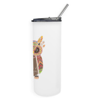 Native Owl Skinny Tumbler | Artistshot