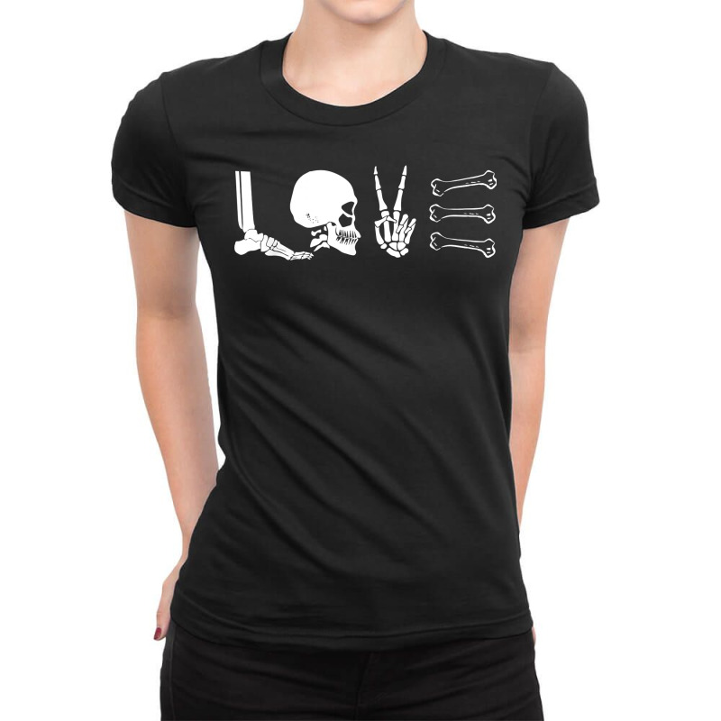 Love Radiology Tech Shirt, Rad Tech Xray Tech Gift Shirt T Shirt Ladies Fitted T-Shirt by AbidahToenges | Artistshot