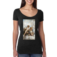 Cherub Renaissance Art Aesthetic Women's Triblend Scoop T-shirt | Artistshot