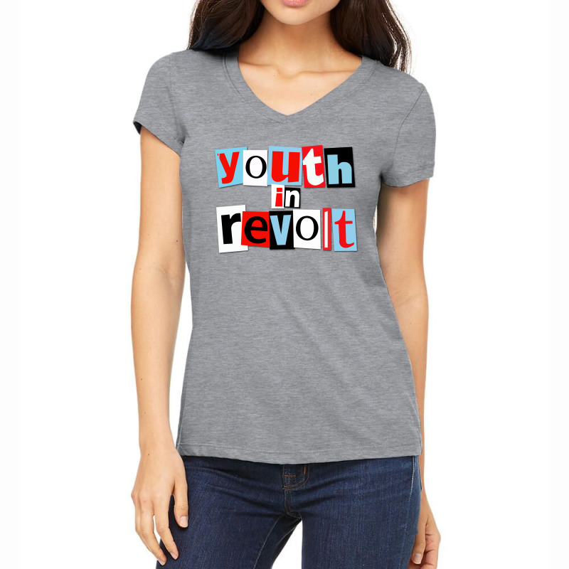 Youth In Revolt Women's V-Neck T-Shirt by TheCindeta | Artistshot