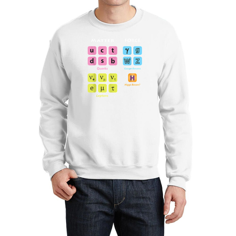 Elementary Particles Standard Model Higgs Boson Lhc Physics T Shirt Crewneck Sweatshirt by rillanerby | Artistshot