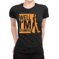 Womens Funny Amputee Disability Prosthetic Legs Amputated Men Women Ladies Fitted T-shirt | Artistshot