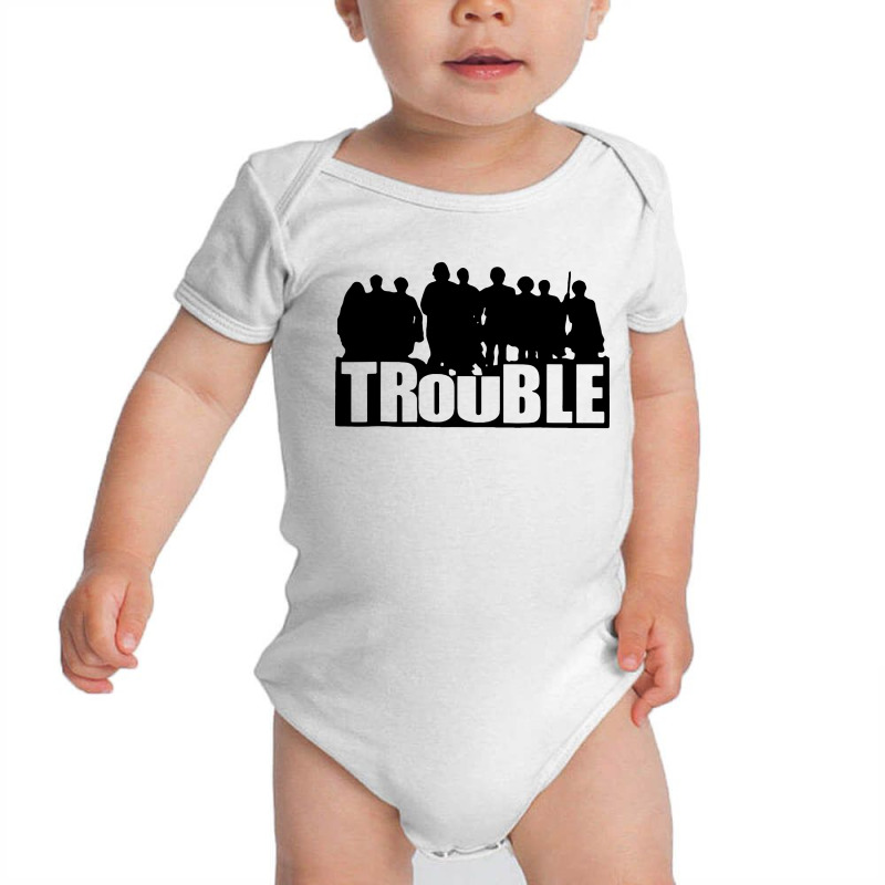 Trouble War Baby Bodysuit by Woko Art | Artistshot