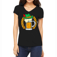 German Beer Festival Beer Drinker Oktoberfest Germany T Shirt Women's V-neck T-shirt | Artistshot