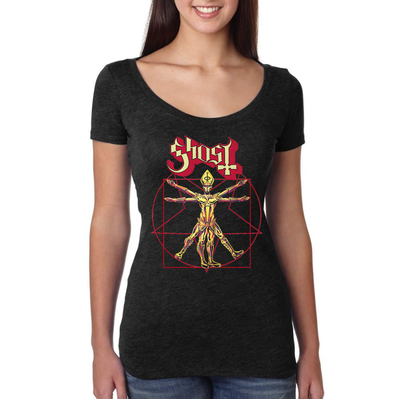 Ghost – Red Popestar Man Premium T Shirt Women's Triblend Scoop T-shirt by jaiahlowes | Artistshot