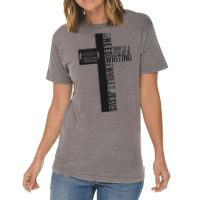 Christian Writing Faith Cross Jesus Novel Writer Published Author 164  Vintage T-shirt | Artistshot