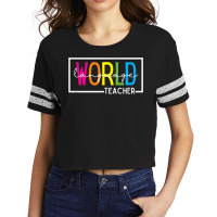 World Language Teacher Scorecard Crop Tee | Artistshot