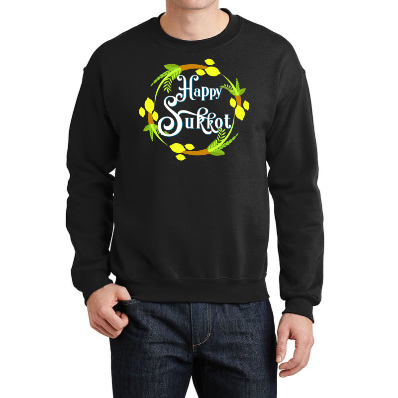 Happy Sukkot Holiday Jewish Shirts Sukkah For Children Gifts T Shirt Crewneck Sweatshirt | Artistshot