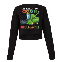 Kids Combine Harvester Back To School I'm Ready To Crush T Shirt Cropped Sweater | Artistshot