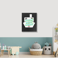 Cruise Work Cruise Repeat On Top Of A Cruise Ship T Shirt Portrait Canvas Print | Artistshot