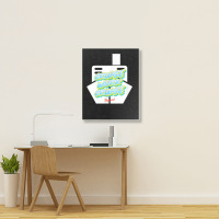 Cruise Work Cruise Repeat On Top Of A Cruise Ship T Shirt Portrait Canvas Print | Artistshot