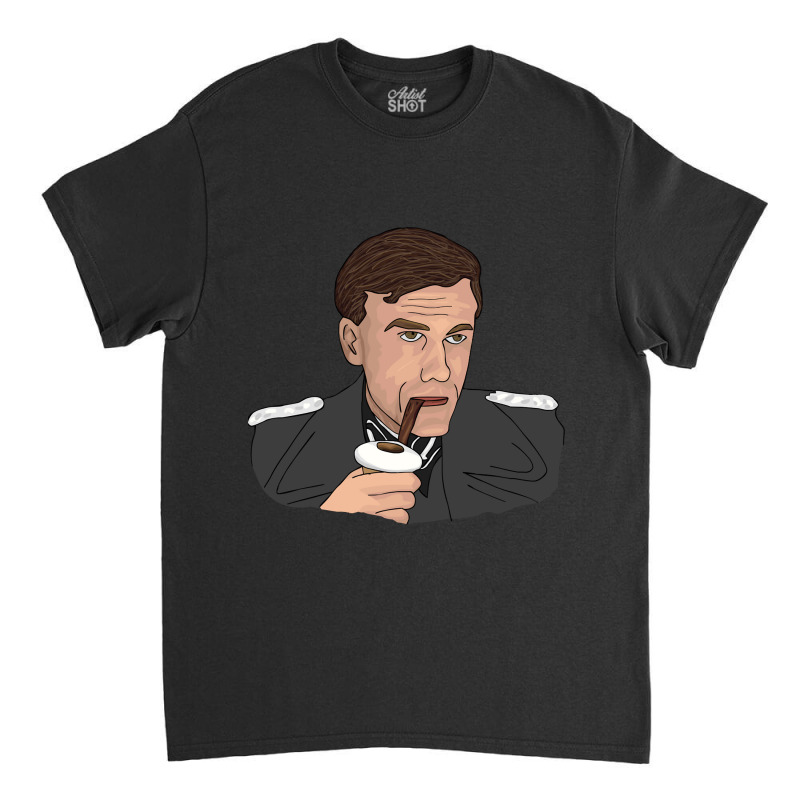 Hans Landa, Inglourious Basterds Classic T-shirt by ArtistHelena | Artistshot