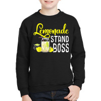 Lemonade Stand Boss Funny Lemon Juice Business T Shirt T Shirt Youth Sweatshirt | Artistshot