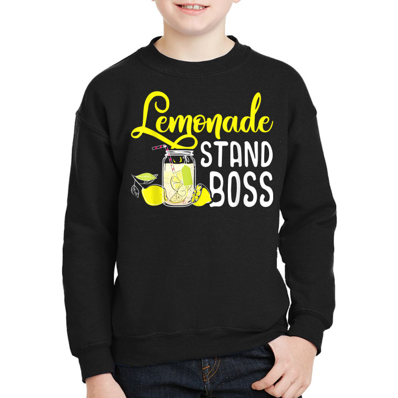 Lemonade Stand Boss Funny Lemon Juice Business T Shirt T Shirt Youth Sweatshirt by BrunkeMiaysia | Artistshot