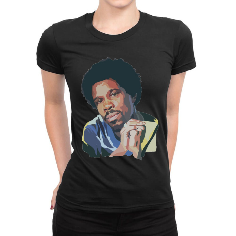 My Favorite People Billy Ocean Art Ladies Fitted T-Shirt by ArtistConner | Artistshot