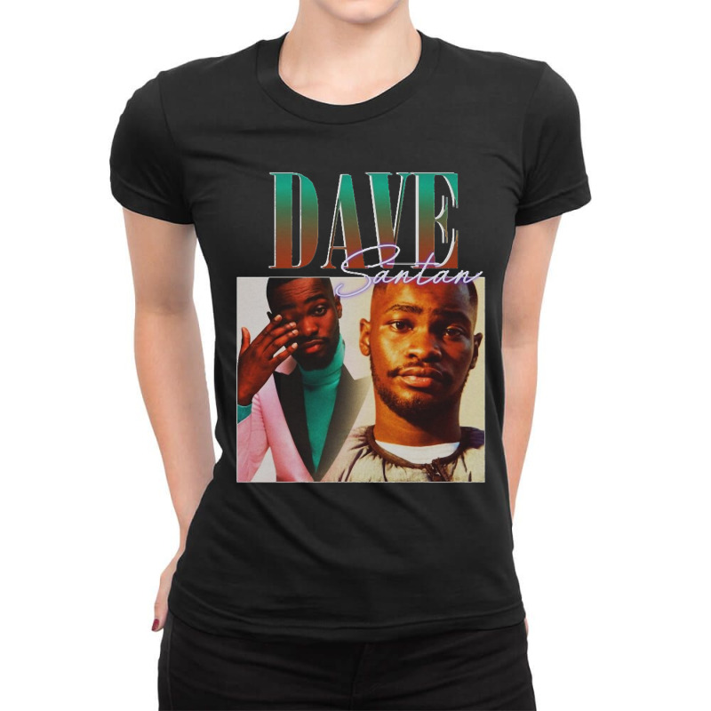 Graphic Santan Dave My Favorite People Ladies Fitted T-Shirt by ArtistConner | Artistshot