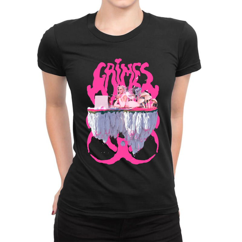 Lover Gifts Grimes Graphic Vintage Ladies Fitted T-Shirt by ArtistConner | Artistshot