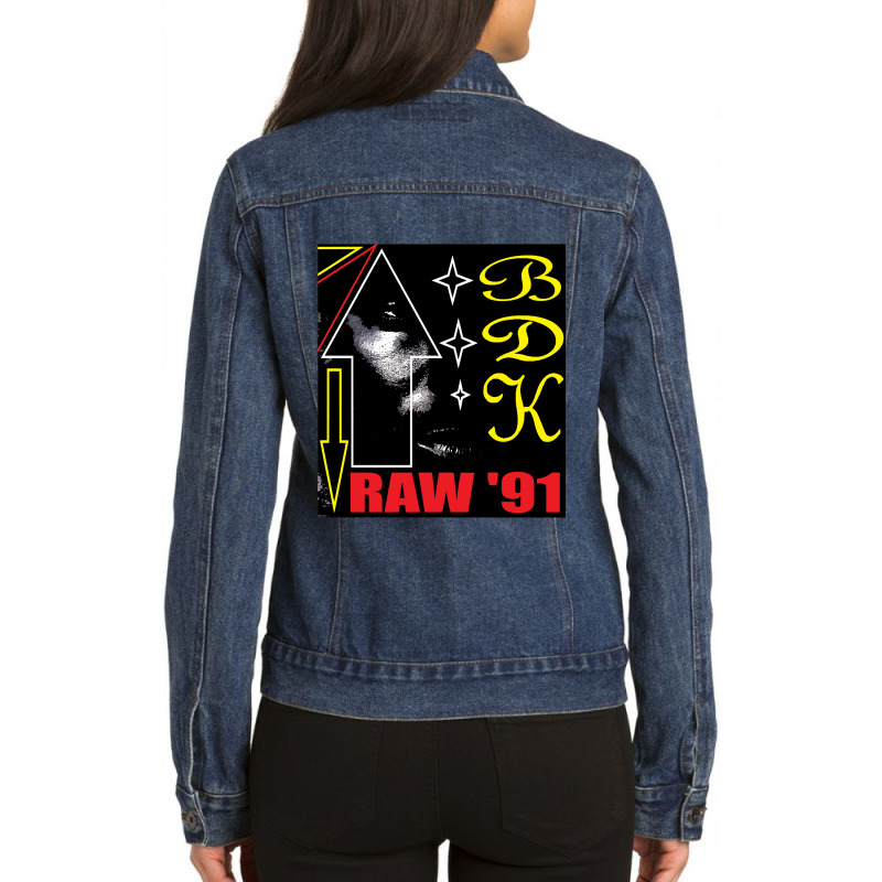 A Rapper Record Producer Poster Ladies Denim Jacket by ArtistGustavo | Artistshot