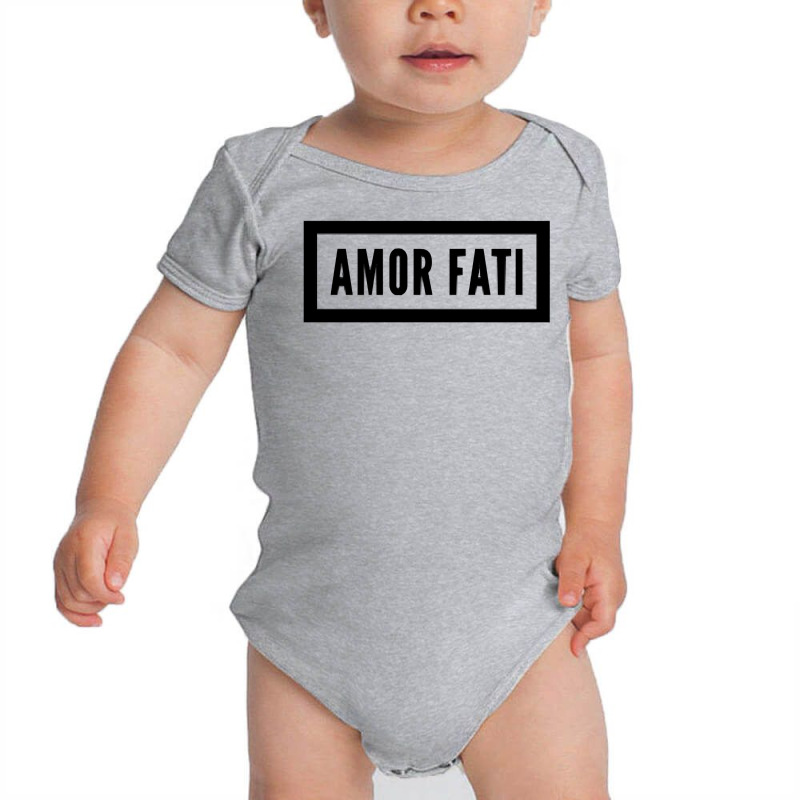 Amor Fati Pullover Hoodie Baby Bodysuit by husserllpr | Artistshot