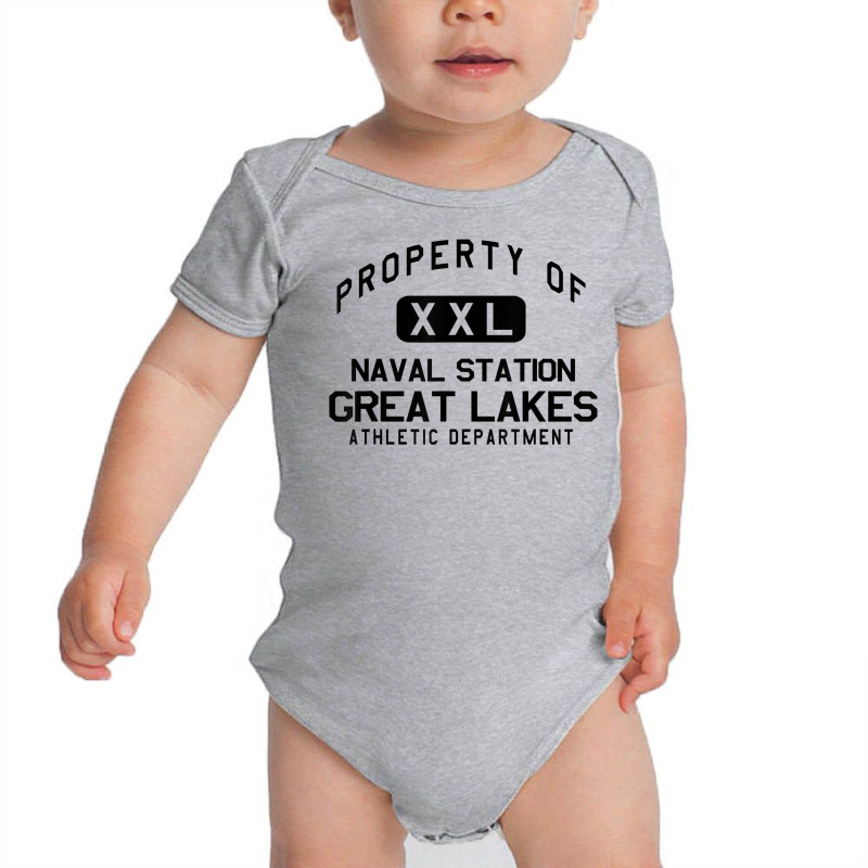 Property Of Naval Station Great Lakes Athletic Department T Shirt Baby Bodysuit by kalerttjay | Artistshot