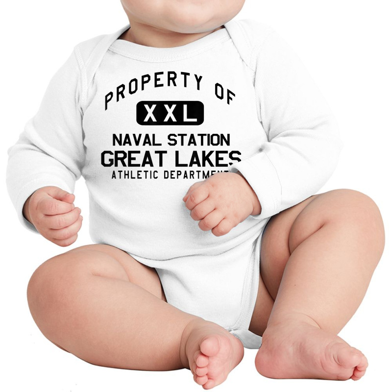 Property Of Naval Station Great Lakes Athletic Department T Shirt Long Sleeve Baby Bodysuit by kalerttjay | Artistshot