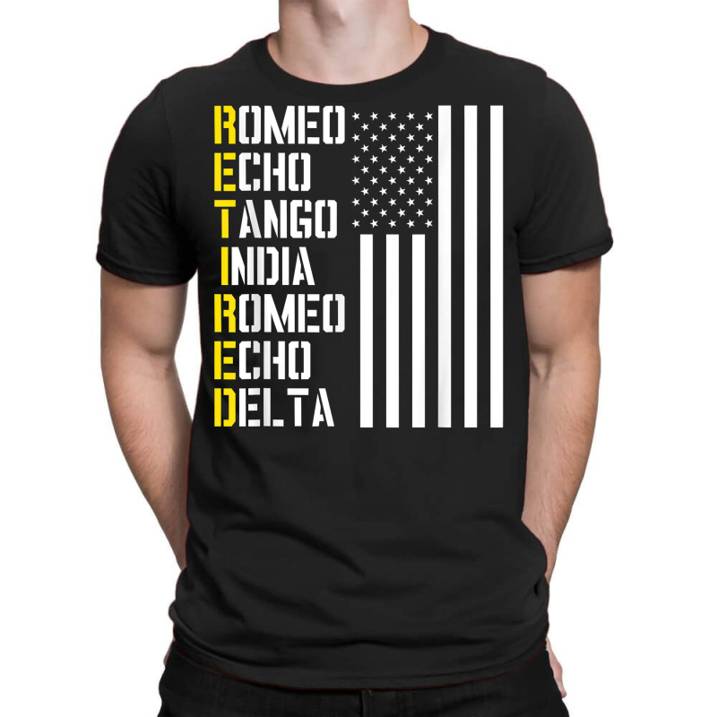 Military, Police, Pilot Retirement Design Phonetic Alphabet T Shirt T-shirt | Artistshot