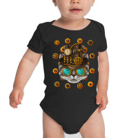 Steampunk American Shorthair T  Shirt Steampunk American Shorthair Cat Baby Bodysuit | Artistshot