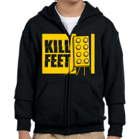 Kill Feet Youth Zipper Hoodie | Artistshot