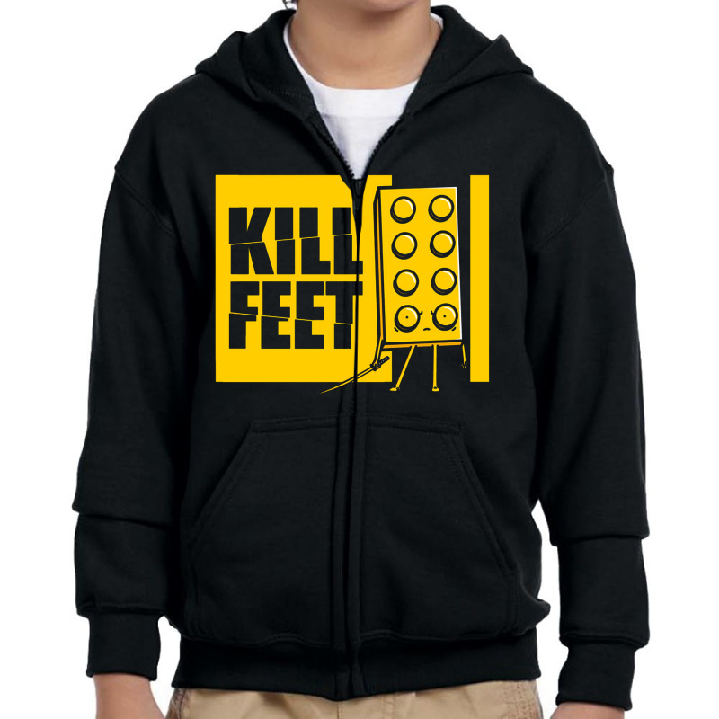 Kill Feet Youth Zipper Hoodie | Artistshot