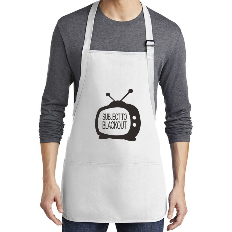 Subject To Blackout Medium-length Apron | Artistshot