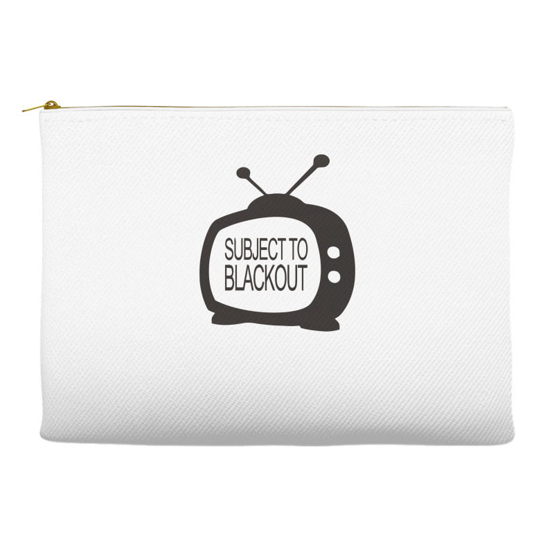 Subject To Blackout Accessory Pouches | Artistshot