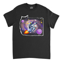 Torn Paper Technology Space Universe Classic T-shirt | Artistshot