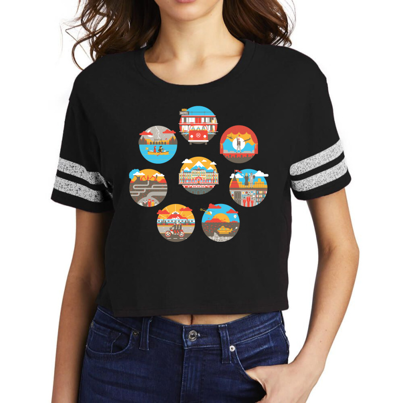 Retro Cartoon  American Films Funny Gifts Scorecard Crop Tee by Postifull-Decals | Artistshot