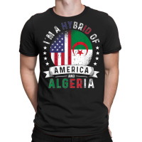 Us Patriot Algeria Flag American Algerian Grown T Shirt T-shirt | Artistshot