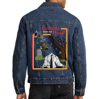 Goblins Stole My Head Vintage Retro Men Denim Jacket | Artistshot