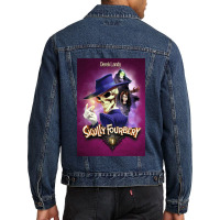 Graphic Skulduggery Vintage Retro Men Denim Jacket | Artistshot