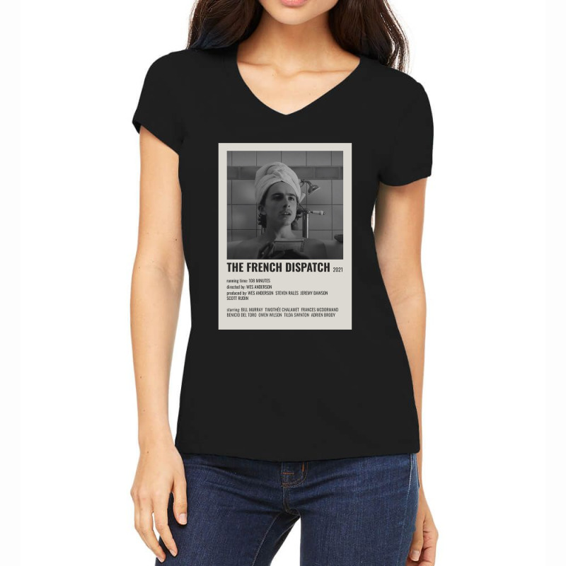 Poster The French Dispatch Gifts Idea Women's V-Neck T-Shirt by ArtistKyleigh | Artistshot