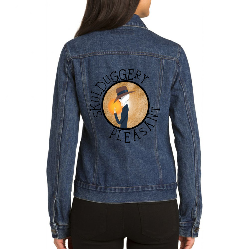 Art Skulduggery Pleasant Lover Gifts Ladies Denim Jacket by ArtistConner | Artistshot