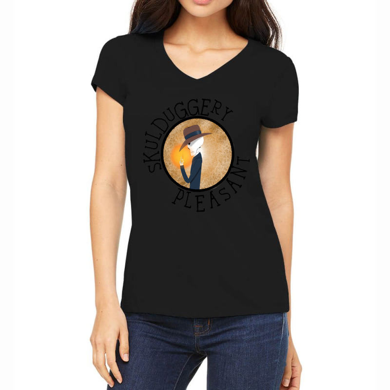 Art Skulduggery Pleasant Lover Gifts Women's V-Neck T-Shirt by ArtistConner | Artistshot