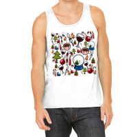 Christmas Santa Claus Pattern Tank Top | Artistshot