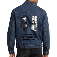 Poster Skulduggery Lover Gifts Men Denim Jacket | Artistshot