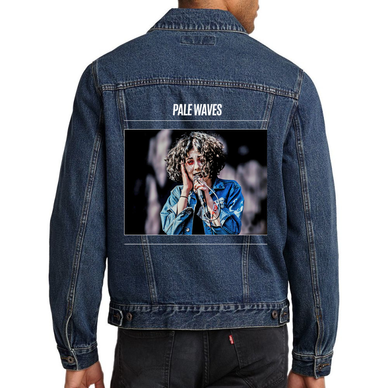 Art Pale Waves Lover Gifts Painting Men Denim Jacket | Artistshot