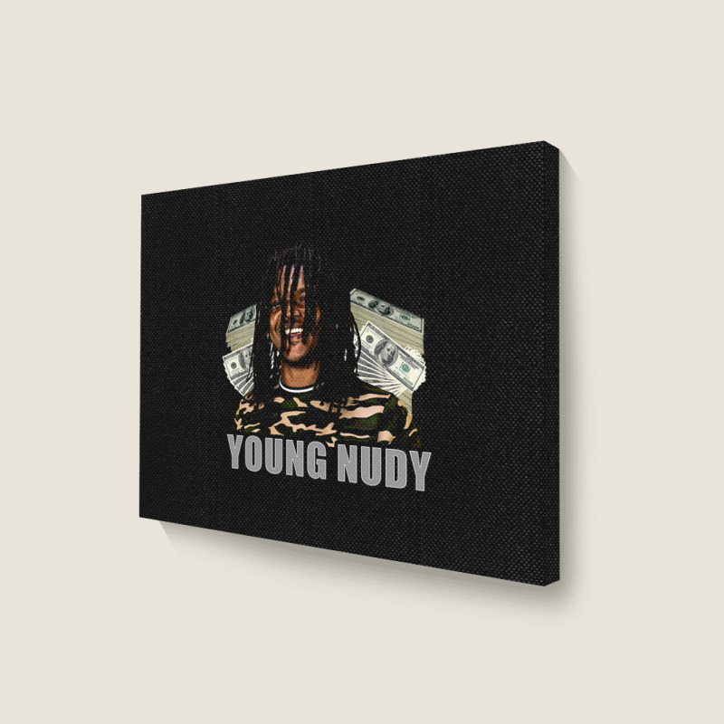 Nudy Dollar Graphic Landscape Canvas Print | Artistshot