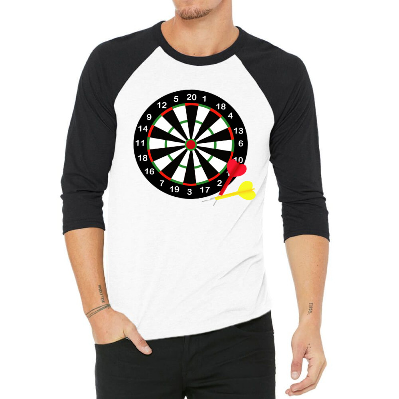 The Dartboard 3/4 Sleeve Shirt by dxart77 | Artistshot