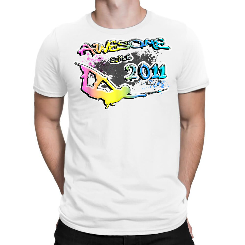 Awesome Since 2011. Wakeboard Lifestyle T Shirt T-shirt | Artistshot