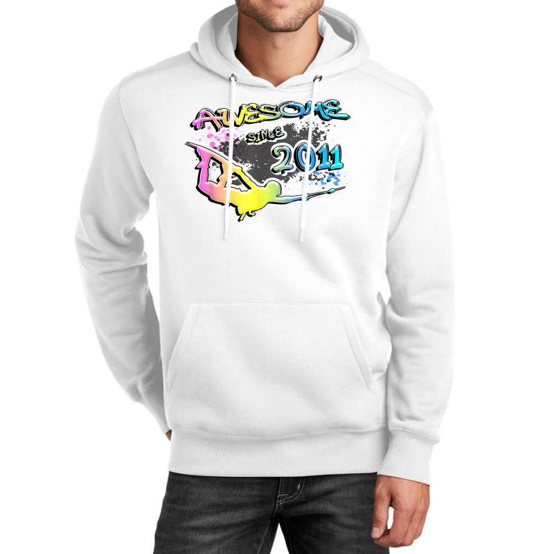 Awesome Since 2011. Wakeboard Lifestyle T Shirt Unisex Hoodie | Artistshot