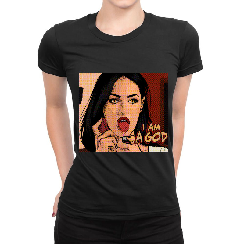 Vintage Graphic  Mortuary Films Characters My Favorite People Ladies Fitted T-Shirt by Artist-Joselyn | Artistshot